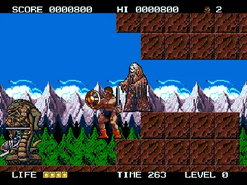 Rastan Saga II (Japan) screen shot game playing